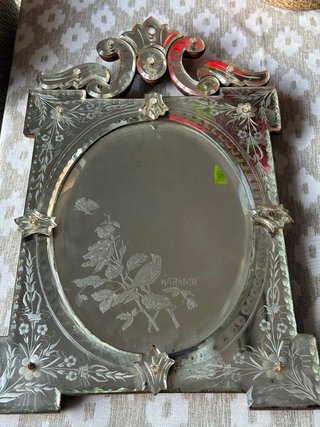 Espejo antiguo decorado
