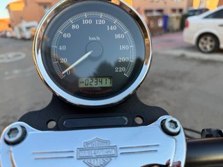 Harley-Davidson Sporster 883 Custom Negra/Plata