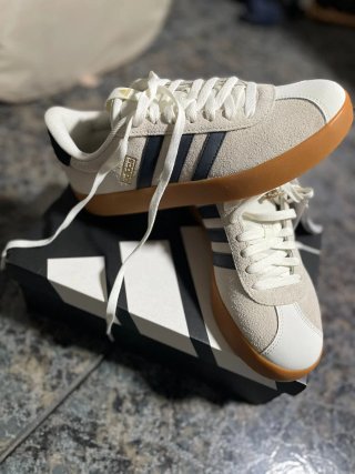 Adidas VL Court Beige/Blanco