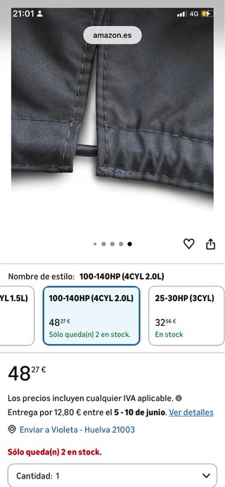 Funda protectora motor fueraborda Suzuki