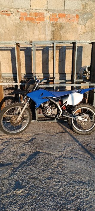 Yamaha DT 50 Enduro Azul y Blanca