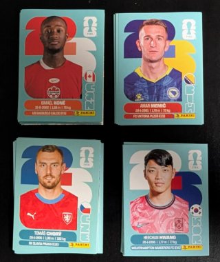 35 cromos Mundial 2026 Panini