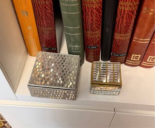 Cajas decorativas mosaico espejo