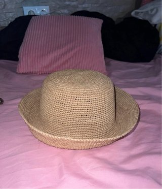 Sombrero Rafia Triomphe Celine Beige/Negro