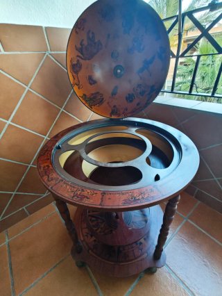 Botellero Globo Terráqueo