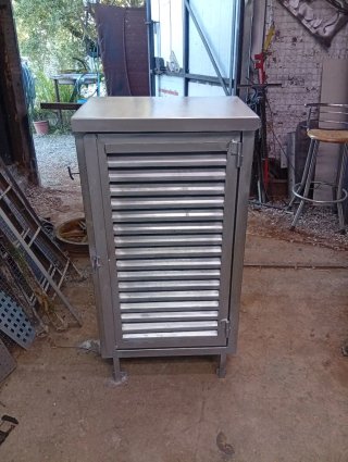 Caja de contadores de metal