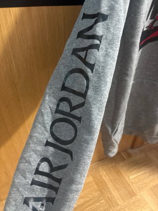 Sudadera Nike Air Jordan Gris Roja