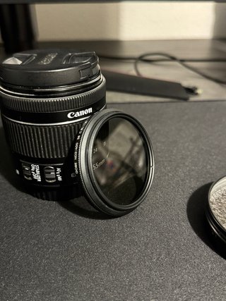 Canon 18-55mm IS STM + Filtro GOBE ND2-400 58mm