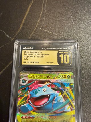 Carta Pokémon Mega Venusaur EX Holo CGC 10