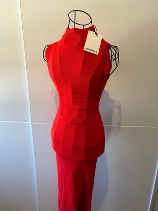 Vestido Vermelho Elegante xs berska