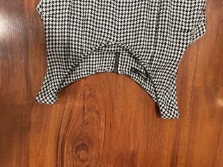 Tubino Denny Rose Pied-de-Poule Smanicato Taglia M