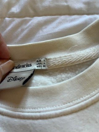 Sudadera Mickey Mouse Stradivarius Blanca