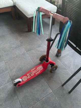 Patinete Mini Micro Deluxe LED 3en1 Rojo