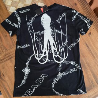 Camiseta Prada Talla S Octopus Negro