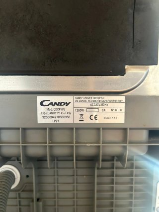 Lavavajillas Candy Compacto Blanco
