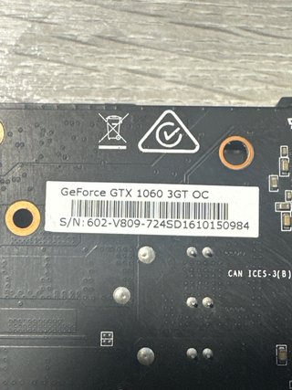 Gigabyte GTX 1060 3GB OC Tarjeta Gráfica