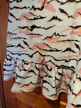 Vestido Minueto Talla M Estampado. Forrado.