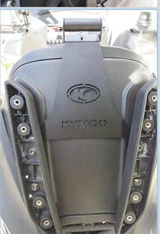 Kymco Xciting 400i ABS 2017 Negra