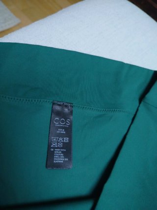 Bikini COS verde botella T38.