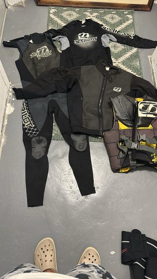 Lote completo de ropa para moto acuática