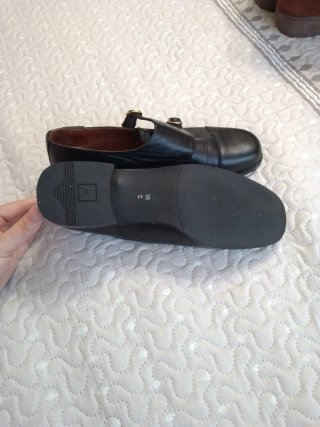 Zapatos Martinelli Piel Doble Hebilla T39