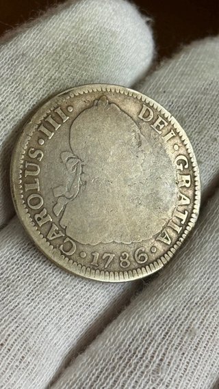 2 Reales Carlos III 1786 México