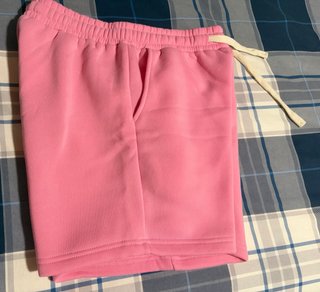 Pantalón corto chandal rosa