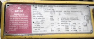 Carretilla Hyster 1.5T revisada