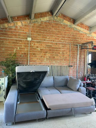 Sofá Cama Chaiselongue Conforama Gris