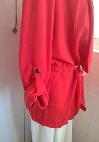 Chaqueta roja mujer