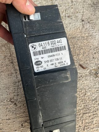 Botonera Climatizador bmw e46