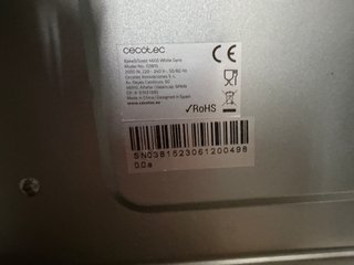 Horno Cecotec Bake&Toast 4600 White Gyro