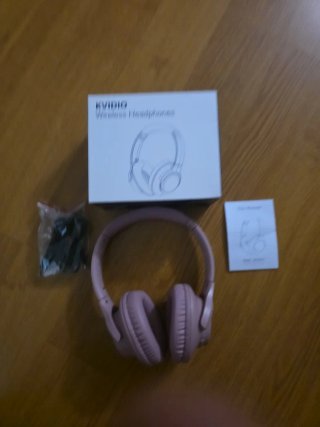 Auriculares KVIDIO WH201A Bluetooth Rosa
