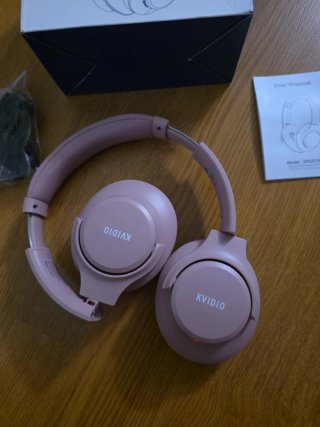 Auriculares KVIDIO WH201A Bluetooth Rosa