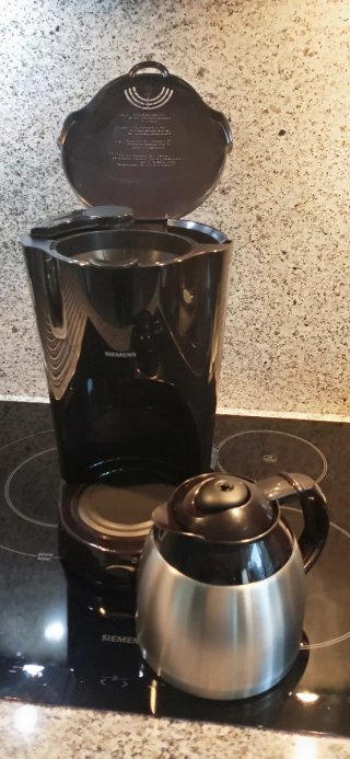Cafetera de goteo Siemens con jarra termica