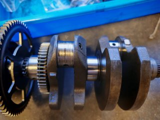 Despiece motor Kymco AK550, cigueñal
