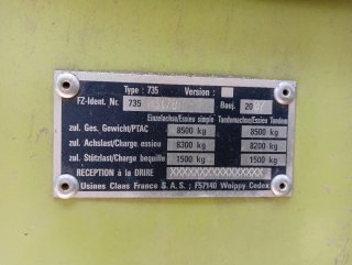 Empacadora Claas Quadrant 2200