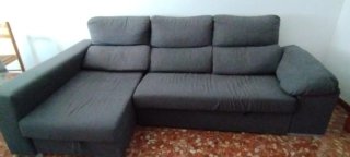 Sofá Cherlong Gris Tela
