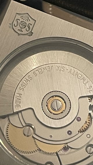 Reloj Caballero Sol y Sombra Automático Dorado