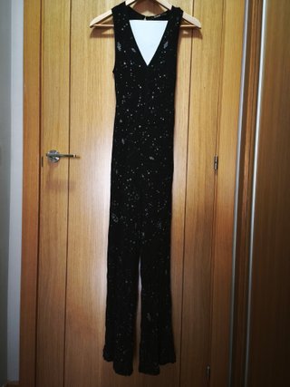 Mono negro Desigual Constelaciones Talla S. Gasa