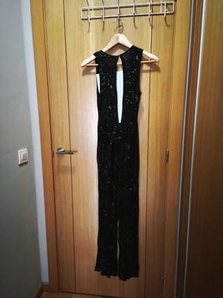 Mono negro Desigual Constelaciones Talla S. Gasa