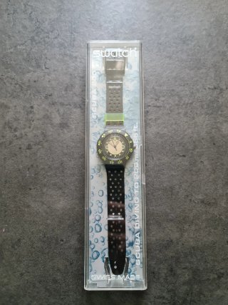 Swatch Scuba 200m Nero/Verde SDB102