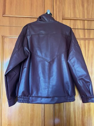 Cazadora Bomber Burdeos Oversize