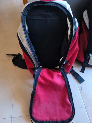 2 Mochilas Quechua 35L Rojo/Negro
