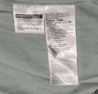 Camiseta Levi's Verde Menta Talla XL