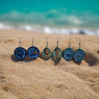 Pendientes vida marina