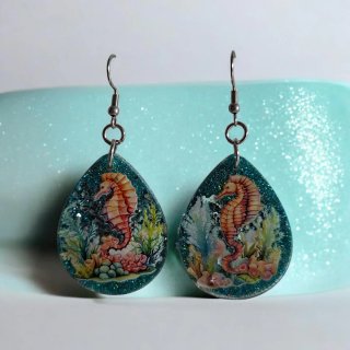 Pendientes vida marina