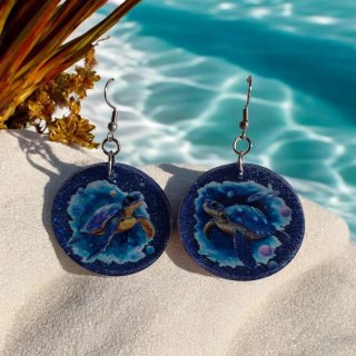 Pendientes vida marina