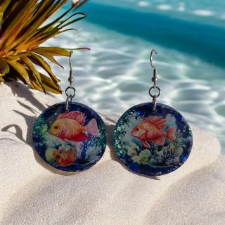Pendientes vida marina