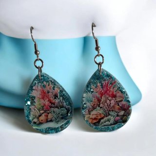 Pendientes vida marina